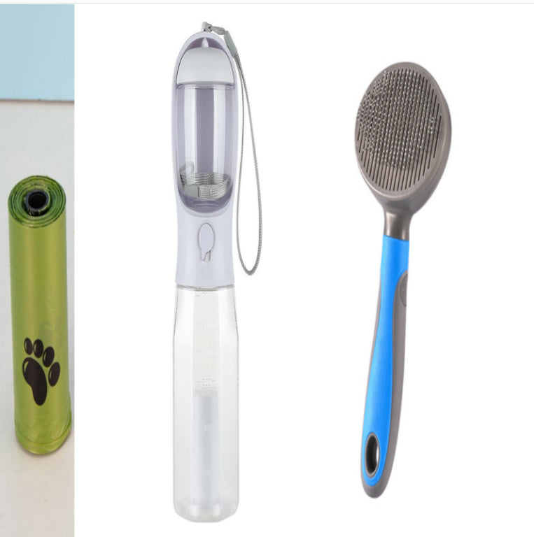 Leak-Proof 3-in-1 Pet Travel Bottle