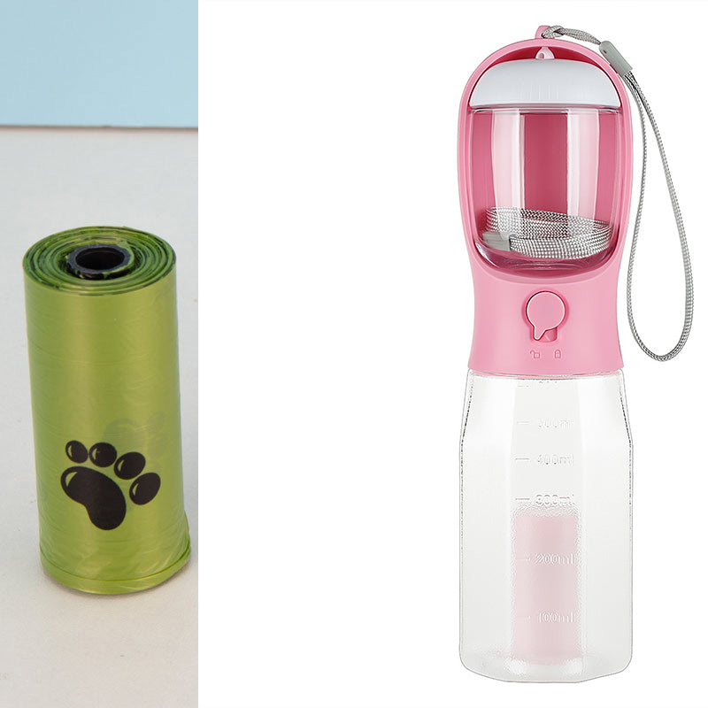 Leak-Proof 3-in-1 Pet Travel Bottle